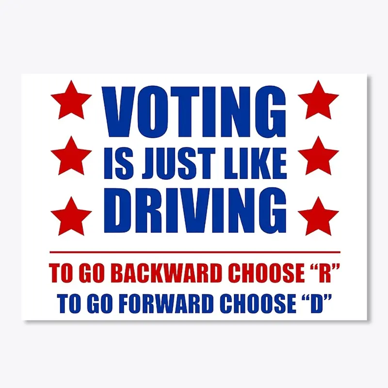 Voting is like driving